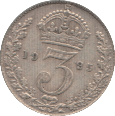 1925 THREEPENCE ( FINE ) 4 - Threepence - Cambridgeshire Coins