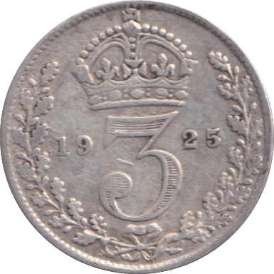1925 THREEPENCE ( VF ) - Threepence - Cambridgeshire Coins