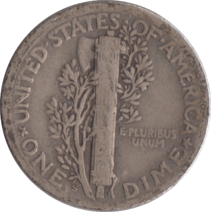 1925 USA SILVER DIME SAN FRANCISCO MINT - SILVER WORLD COINS - Cambridgeshire Coins