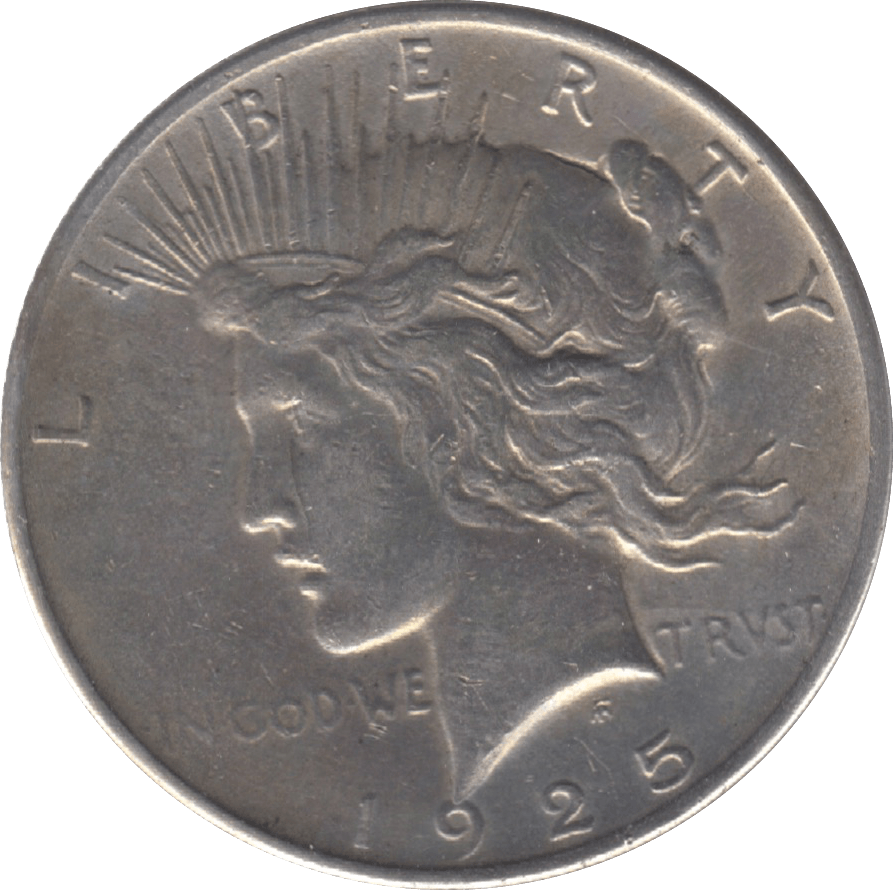 1925 USA SILVER ONE DOLLAR - WORLD COINS - Cambridgeshire Coins
