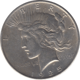 1925 USA SILVER ONE DOLLAR - WORLD COINS - Cambridgeshire Coins