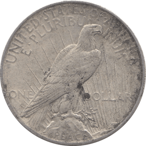 1925 USA SILVER PEACE DOLLAR A - SILVER WORLD COINS - Cambridgeshire Coins