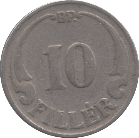 1926 10 FILLER HUNGARY - WORLD COINS - Cambridgeshire Coins