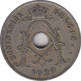 1926 25 CENTS BELGIUM - WORLD COINS - Cambridgeshire Coins