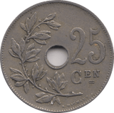 1926 25 CENTS BELGIUM - WORLD COINS - Cambridgeshire Coins
