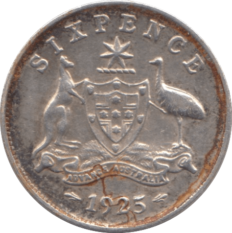 1926 AUSTRALIA SILVER SIXPENCE - SILVER WORLD COINS - Cambridgeshire Coins