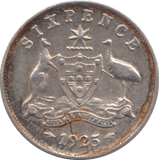 1926 AUSTRALIA SILVER SIXPENCE - SILVER WORLD COINS - Cambridgeshire Coins
