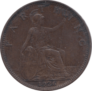 1926 FARTHING ( EF ) 2 - Farthing - Cambridgeshire Coins