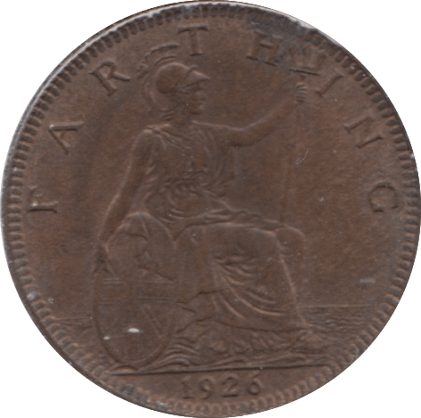 1926 FARTHING ( UNC ) - Farthing - Cambridgeshire Coins