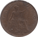 1926 FARTHING ( UNC ) - Farthing - Cambridgeshire Coins