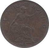 1926 FARTHING ( VF ) 23 - Farthing - Cambridgeshire Coins