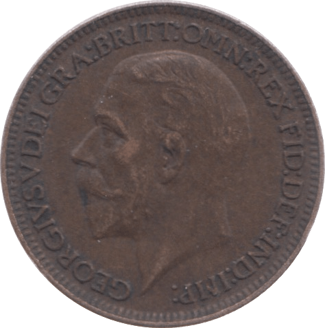 1926 FARTHING ( VF ) 2 - Farthing - Cambridgeshire Coins