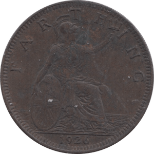 1926 FARTHING ( VF ) - Farthing - Cambridgeshire Coins