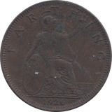 1926 FARTHING ( VF ) - Farthing - Cambridgeshire Coins