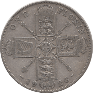 1926 FLORIN ( GF ) - Florin - Cambridgeshire Coins