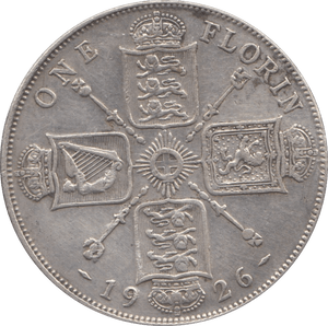 1926 FLORIN ( VF ) - Florin - Cambridgeshire Coins