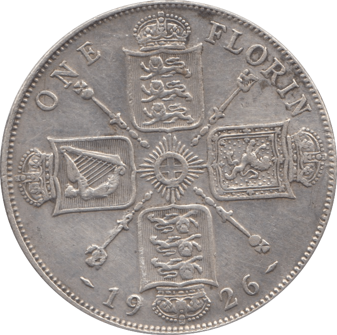 1926 FLORIN ( VF ) - Florin - Cambridgeshire Coins