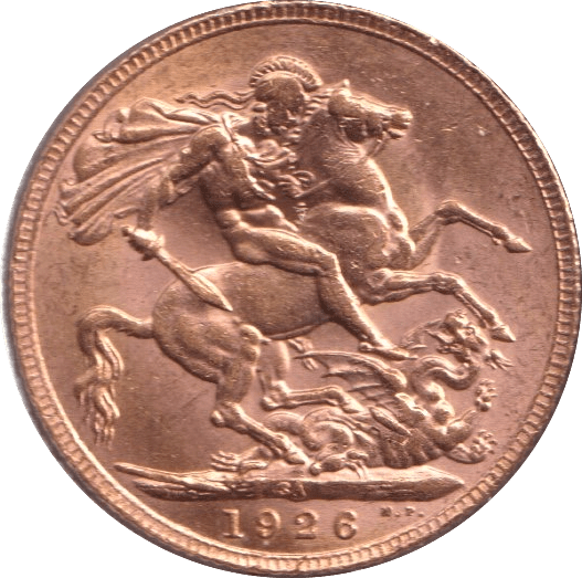 1926 GOLD SOVEREIGN ( UNC ) SA - Half Sovereign - Cambridgeshire Coins