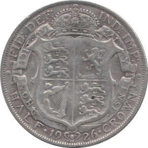 1926 HALFCROWN 3 ( FINE ) - Halfcrown - Cambridgeshire Coins