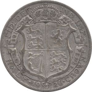 1926 HALFCROWN ( FINE ) 10 - Halfcrown - Cambridgeshire Coins