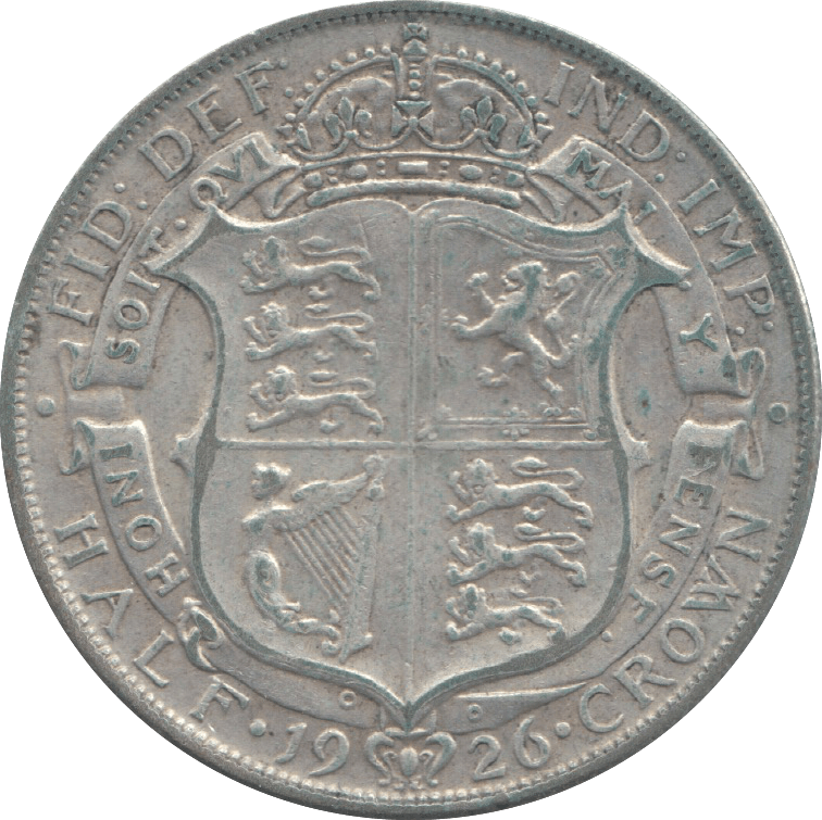 1926 HALFCROWN ( GF ) 8A - Halfcrown - Cambridgeshire Coins