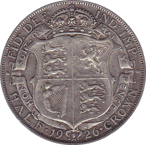 1926 HALFCROWN ( GF ) - Halfcrown - Cambridgeshire Coins