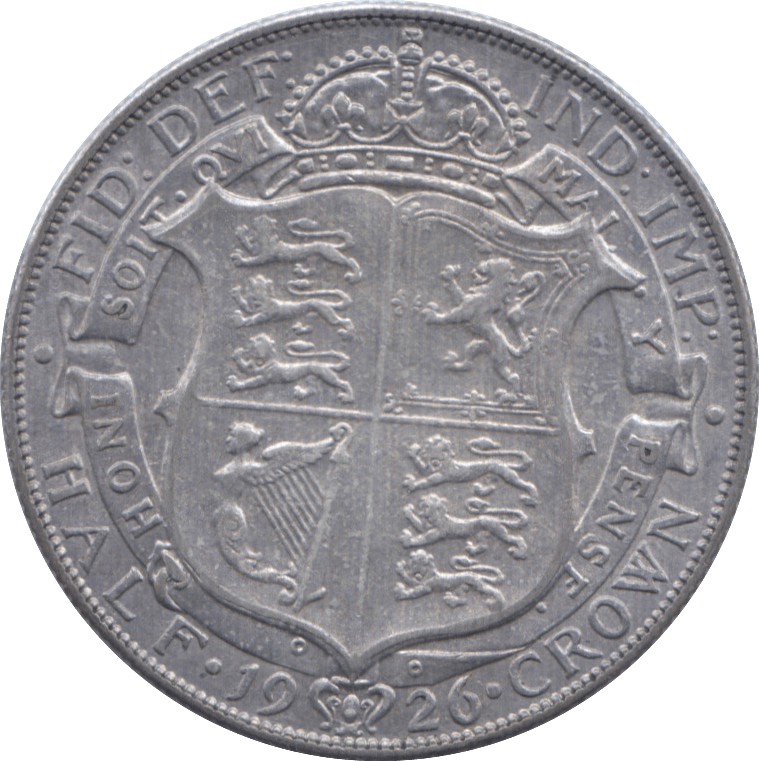 1926 HALFCROWN ( GVF ) 1 - Halfcrown - Cambridgeshire Coins