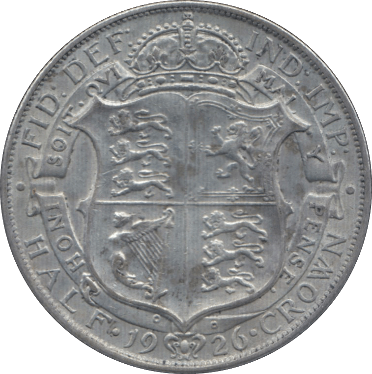 1926 HALFCROWN ( GVF ) 2 - Halfcrown - Cambridgeshire Coins