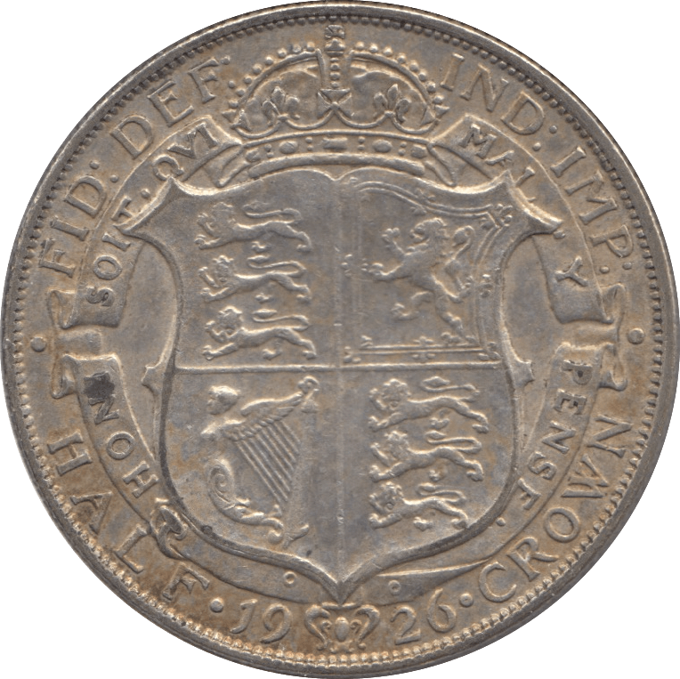 1926 HALFCROWN ( GVF ) 3 - Halfcrown - Cambridgeshire Coins