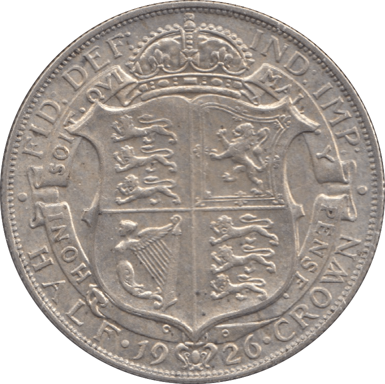 1926 HALFCROWN ( GVF ) 7 - Halfcrown - Cambridgeshire Coins