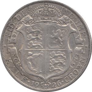 1926 HALFCROWN ( VF ) 3 - Halfcrown - Cambridgeshire Coins
