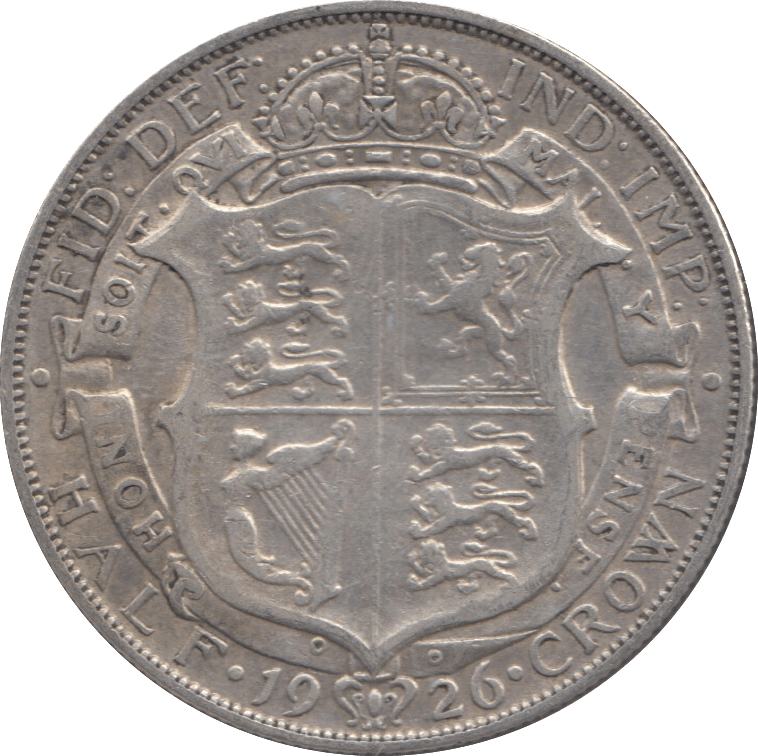 1926 HALFCROWN ( VF ) 3 - Halfcrown - Cambridgeshire Coins