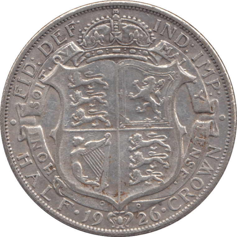 1926 HALFCROWN ( VF ) 7 - Halfcrown - Cambridgeshire Coins