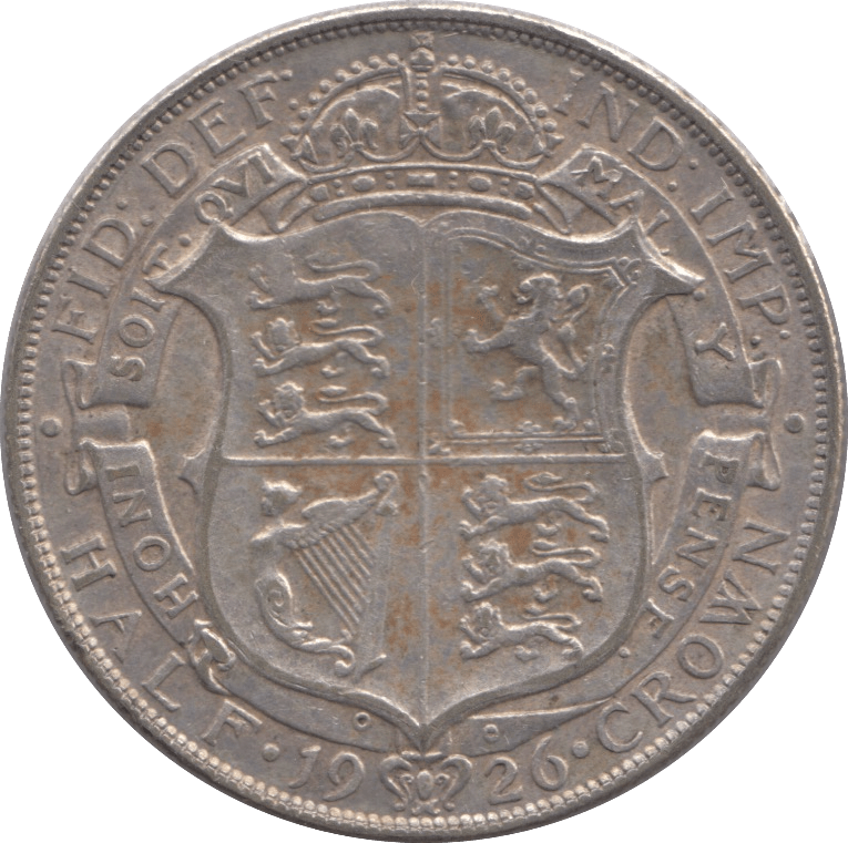 1926 HALFCROWN ( VF ) - Halfcrown - Cambridgeshire Coins