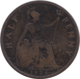 1926 HALFPENNY ( NF ) - HALFPENNY - Cambridgeshire Coins