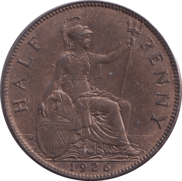 1926 HALFPENNY ( UNC ) - Halfpenny - Cambridgeshire Coins