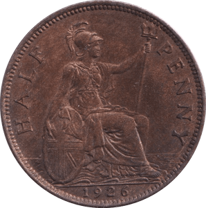 1926 HALFPENNY ( UNC ) - Halfpenny - Cambridgeshire Coins