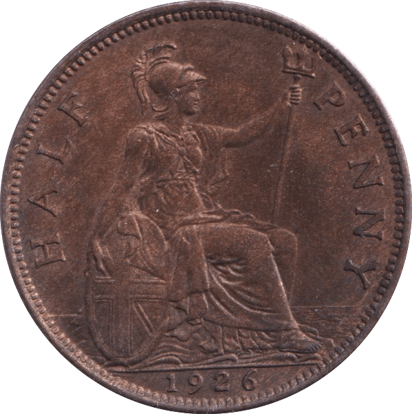 1926 HALFPENNY ( UNC ) - Halfpenny - Cambridgeshire Coins