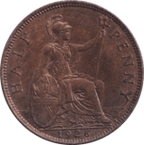 1926 HALFPENNY ( UNC ) - Halfpenny - Cambridgeshire Coins