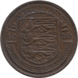 1926 JERSEY 1/24 SHILLING - WORLD COINS - Cambridgeshire Coins
