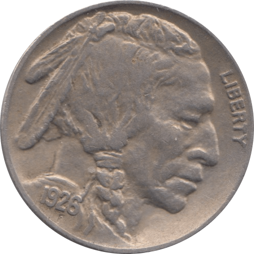 1926 NICKLE 5 CENTS USA - WORLD COINS - Cambridgeshire Coins
