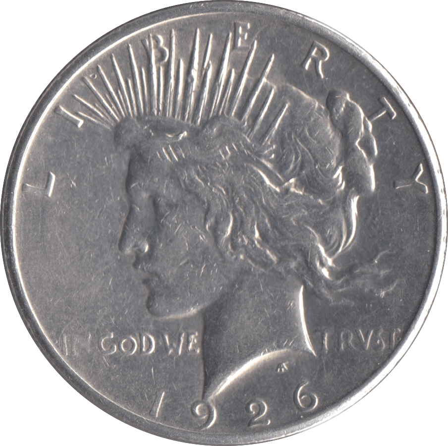 1926 PEACE DOLLAR USA SAN FRANCISCO MINT - SILVER WORLD COINS - Cambridgeshire Coins
