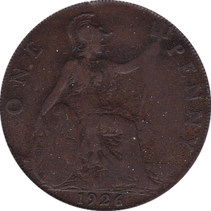 1926 PENNY ( F ) . M.E - Penny - Cambridgeshire Coins