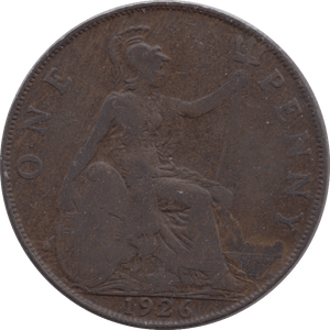 1926 PENNY ( GF ) MODIFIED EFFIGY 2 - Penny - Cambridgeshire Coins