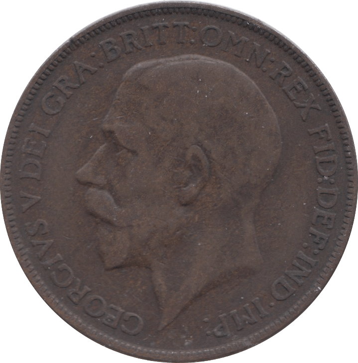1926 PENNY ( VF ) 2 - Penny - Cambridgeshire Coins
