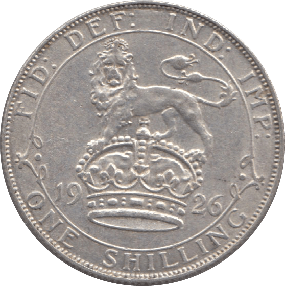 1926 SHILLING ( EF ) 17 - Shilling - Cambridgeshire Coins