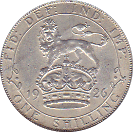 1926 SHILLING ( EF ) .. - Shilling - Cambridgeshire Coins