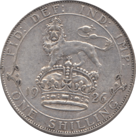 1926 SHILLING ( VF ) 1 - Shilling - Cambridgeshire Coins