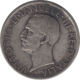 1926 SILVER 5 LIRA ITALY - SILVER WORLD COINS - Cambridgeshire Coins