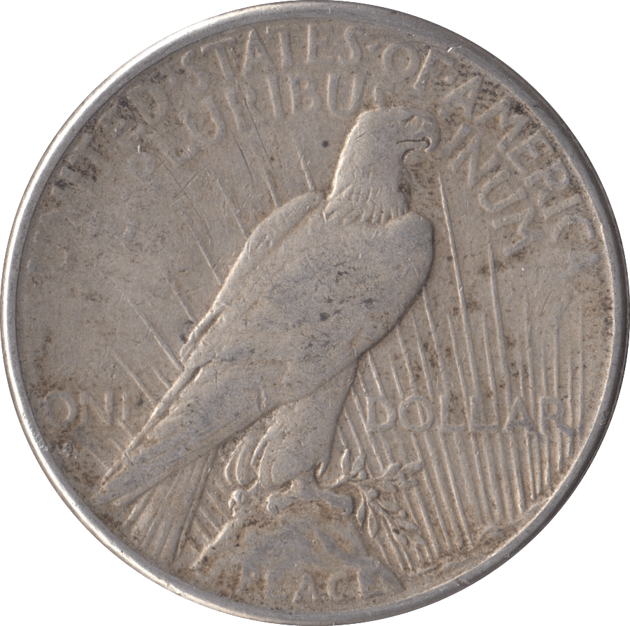 1926 SILVER PEACE DOLLAR USA SAN FRANSISCO MINT - SILVER WORLD COINS - Cambridgeshire Coins